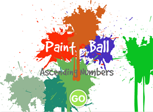 Paint Ball Ascending Numbers 